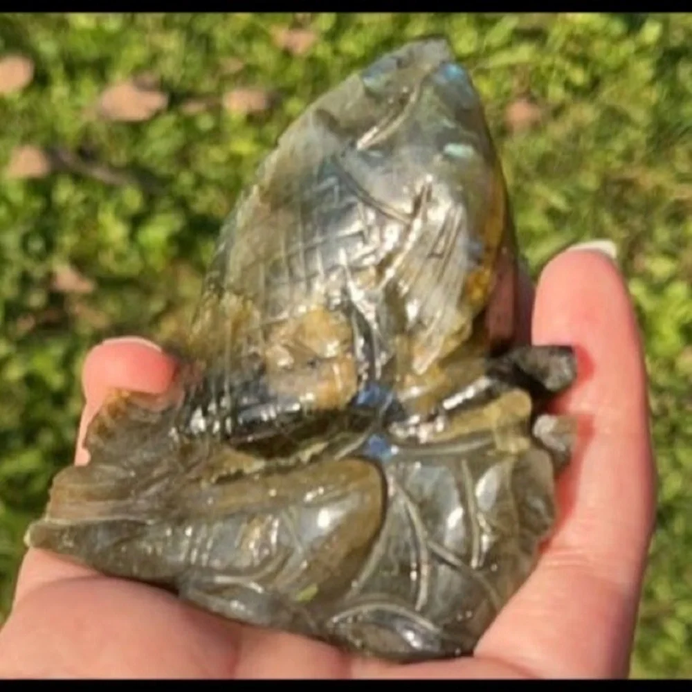 🐟 Fish Labradorite Carving/Figurine
